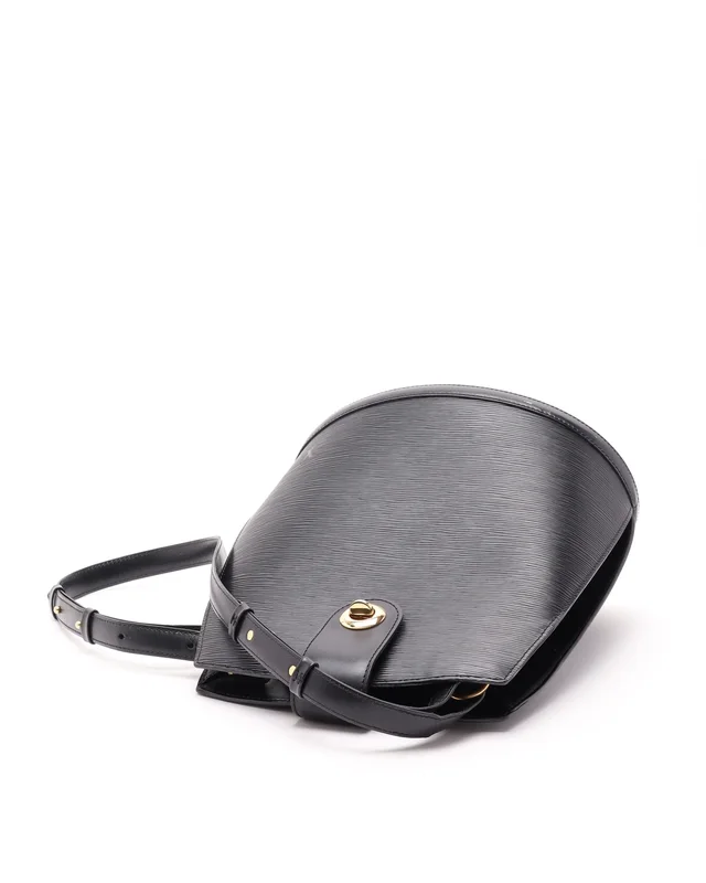 Louis Vuitton Epi Black Cluny Shoulder Bag in Black Leather from A Retro Tale, photo 5 of 9