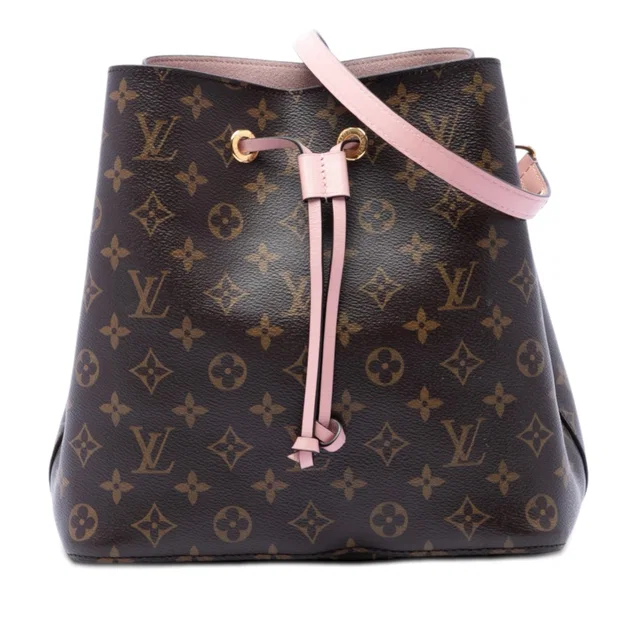 Brown Louis Vuitton Monogram Neonoe MM Bucket Bag in Brown Coated canvas from Designer Revival, photo 1 of 1