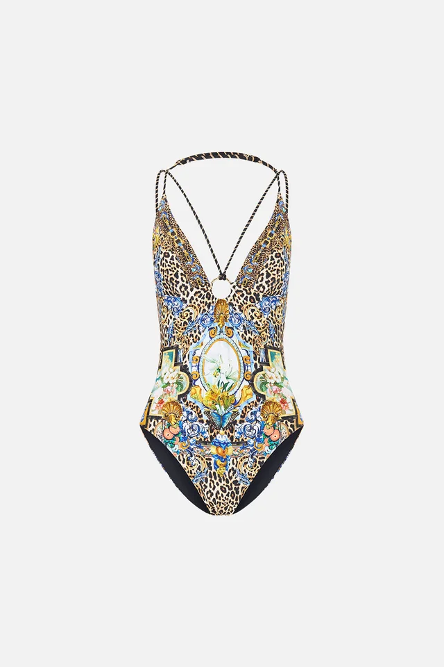 Camilla eBoutique MULTI STRAP HALTER TRI ONE PIECE WITH TRIM SEVILLIAN STYLE from CAMILLA, photo 1 of 1