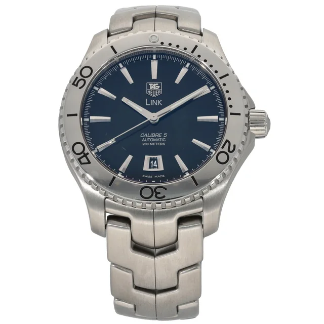 TAG Heuer Link WJ201A 41mm Stainless Steel Watch from H&T
