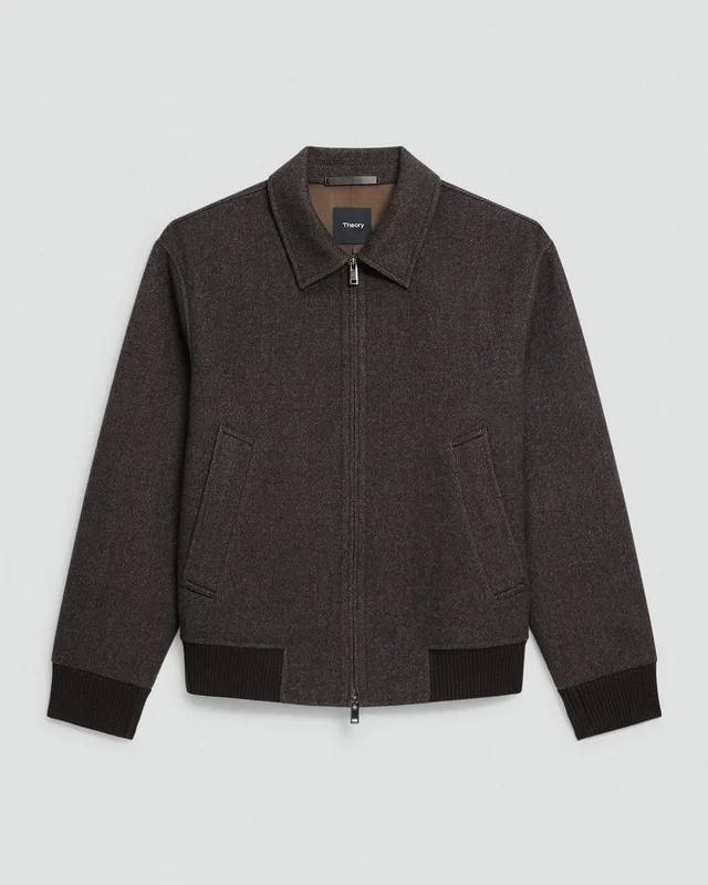 Theory Bomber Jacket in Atelier Wool, photo 2 of 7 from Theory