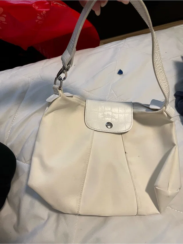 Longchamp Handbag in white from Poshmark