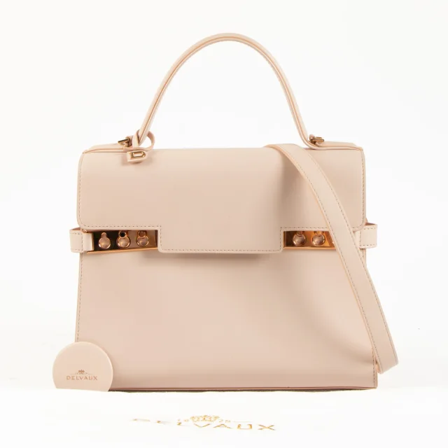 Delvaux Nude Calf Souple Tempête MM Bag in Leather from Labellov, photo 2 of 6