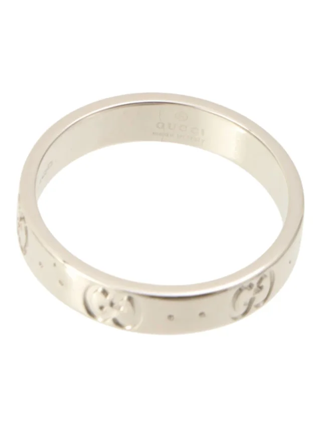 Gucci 18K Icon Ring #53 Silver in Silver from VINTAGE QOO TOKYO, photo 3 of 5