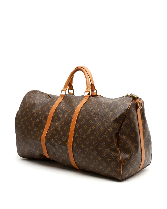 Louis Vuitton Monogram Keepall Bandoulière 60 Weekend Bag in Coated canvas from A Retro Tale, photo 3 of 12
