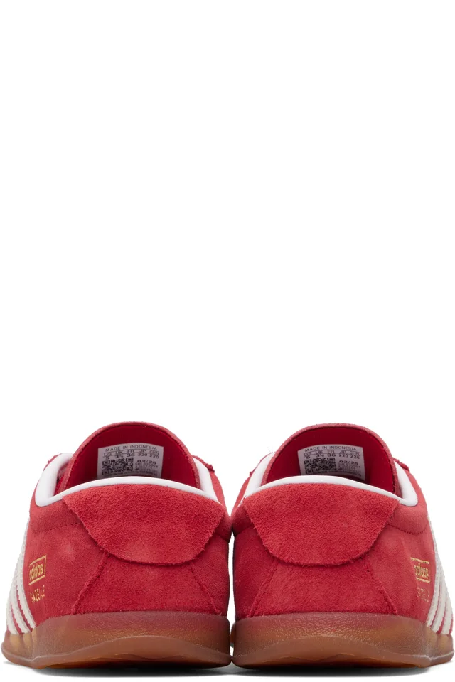 adidas Originals Red Gazelle Lo Pro Sneakers, photo 2 of 5 from SSENSE
