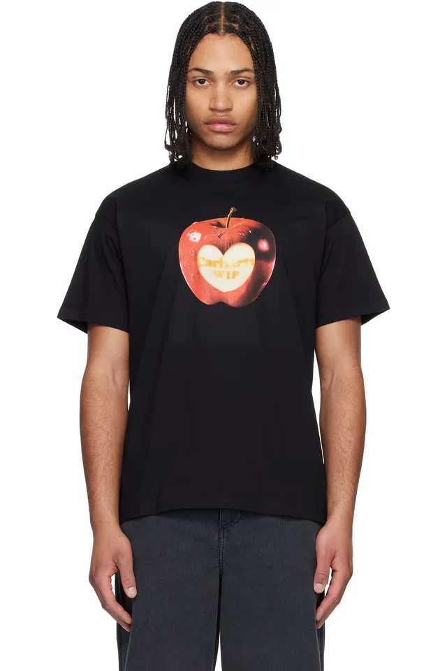 Carhartt Work In Progress Black Spoiled T-shirt, image 1 of 1 from SSENSE