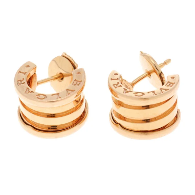 Bvlgari B.zero1 Pink Gold Earrings in Pink from The Reluxe