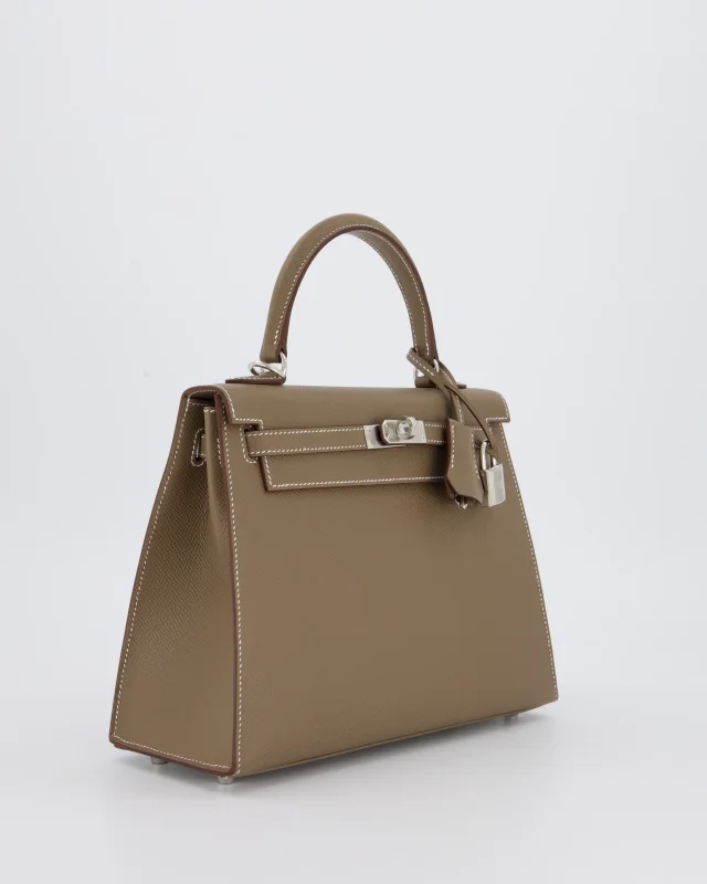 Hermès Kelly 25 Sellier Bag in Taupe Epsom leather from Sellier, photo 2 of 20