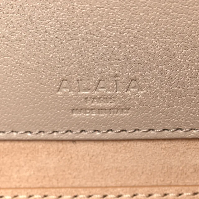 Alaïa Shiny Goatskin Medium Le Teckel Bag Grege in Goatskin from FASHIONPHILE, photo 6 of 12