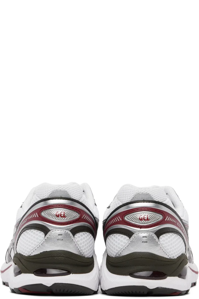 ASICS White & Burgundy GT-2160 Sneakers, photo 2 of 5 from SSENSE