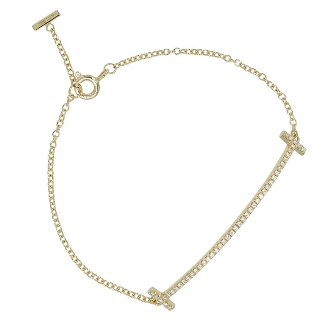 Tiffany & Co. 18k Gold Diamond Charm Bracelet in gold from Poshmark