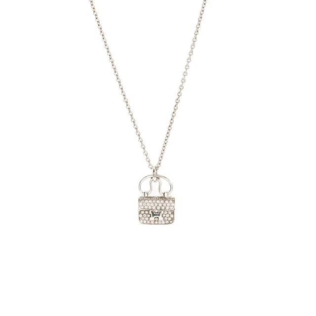 Hermès Constance Amulette Pendant White Gold, Diamonds in White from EMIER