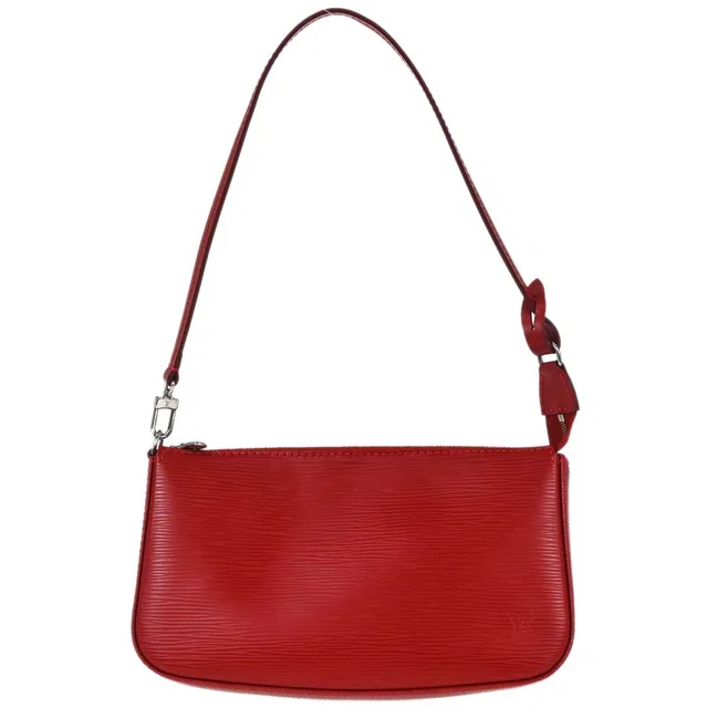 Louis Vuitton Red Epi Pochette Accessoires NM Handbag M40776 in Red Leather from AMORE Vintage Tokyo
