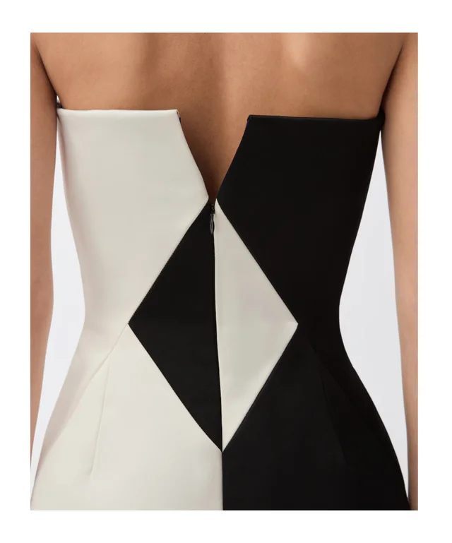 Versace silk duchesse mini dress, photo 4 of 4 from SENSER
