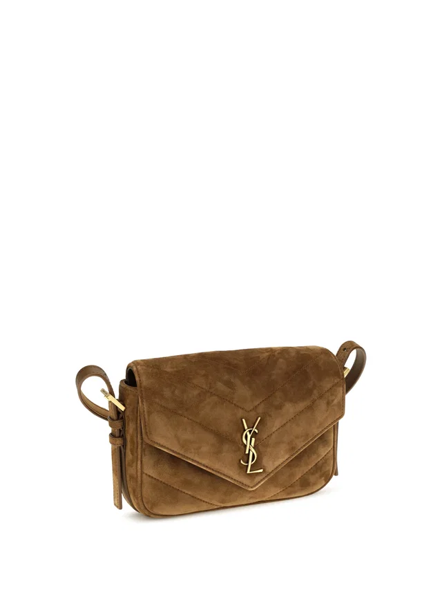 Saint Laurent Shoulder Bag — Orange Suede in Orange Suede from HEWI