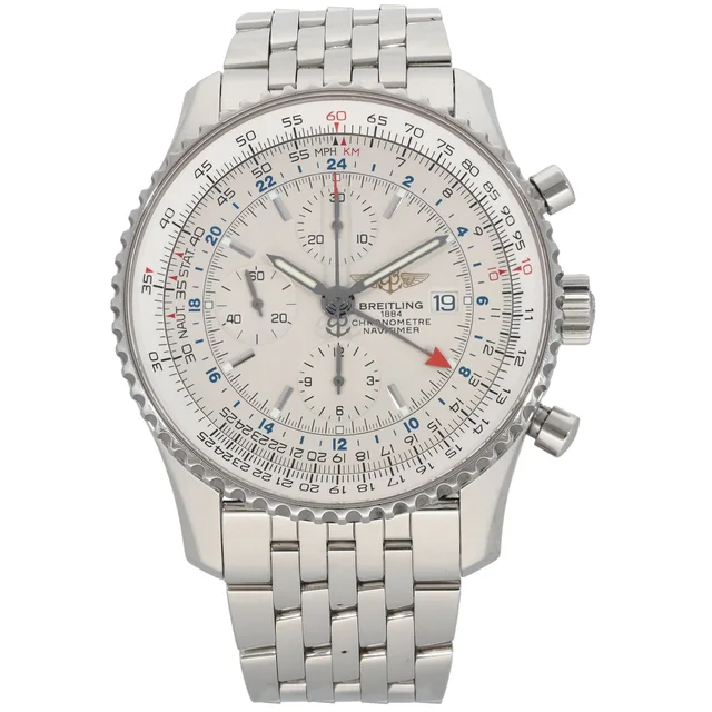 Breitling Navitimer A24322 46mm Stainless Steel Watch from H&T