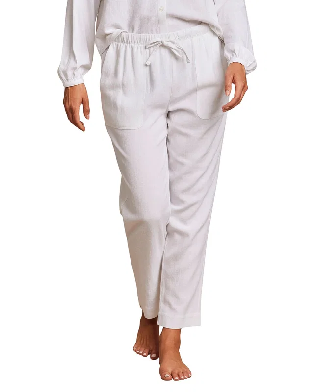 Barefoot Dreams Linen-Blend Pant, image 1 of 1 from Gilt