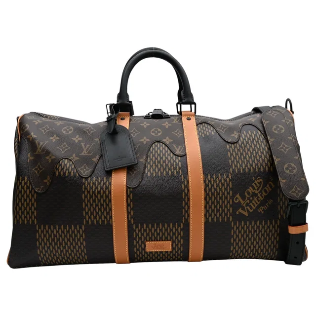 Louis Vuitton 2020 Damier Giant Keepall Bandouliere 50 Brown in Brown from VINTAGE QOO TOKYO