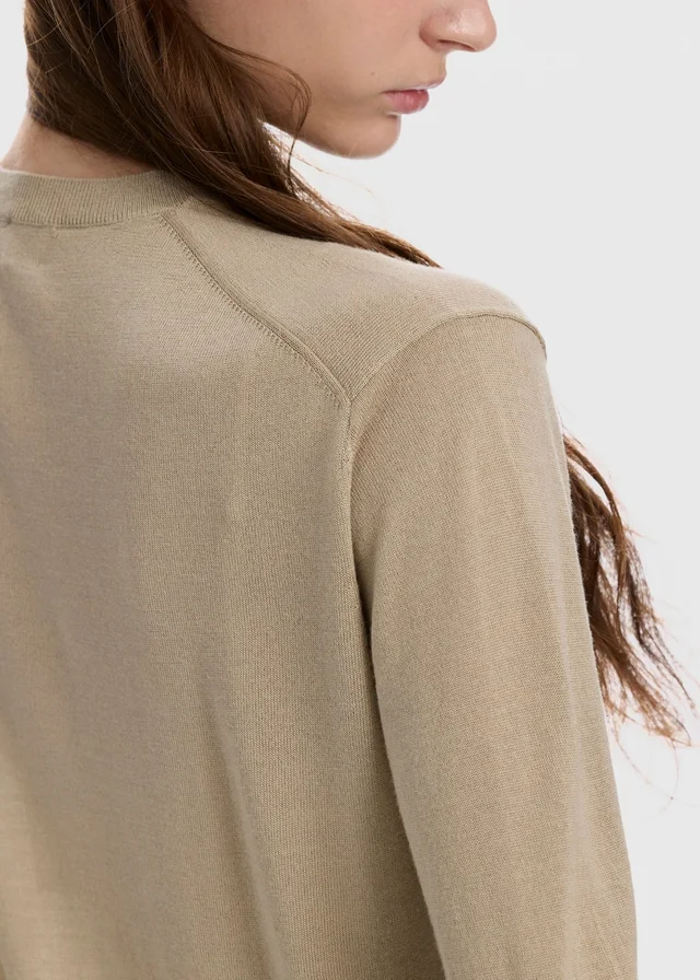 Toteme fine-knit crew-neck sweater, photo 6 of 6 from SENSER
