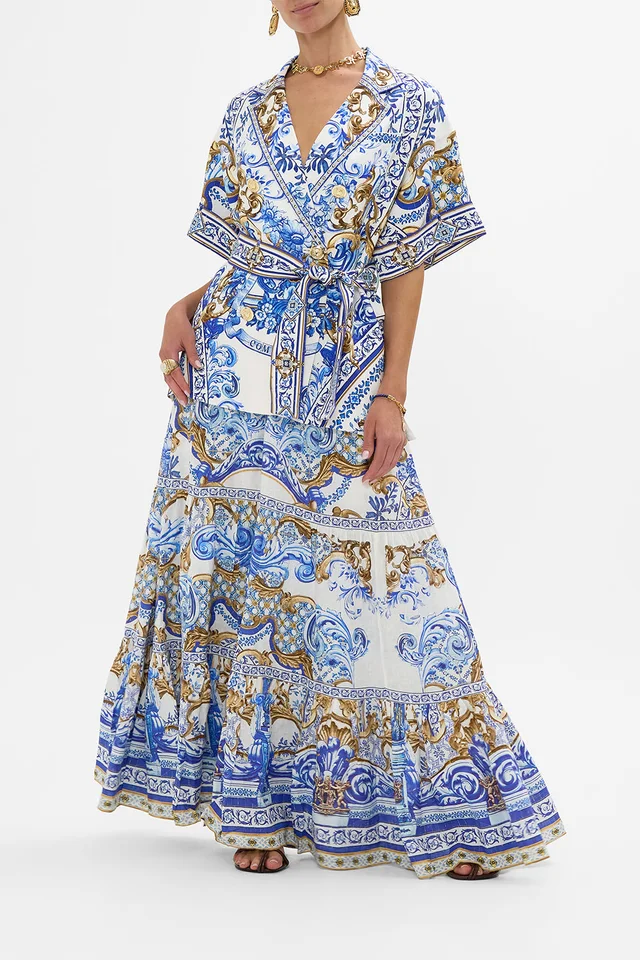 Camilla eBoutique DOUBLE BREASTED SHORT SLEEVE JACKET AZUL ADVENTURES from CAMILLA, photo 1 of 1