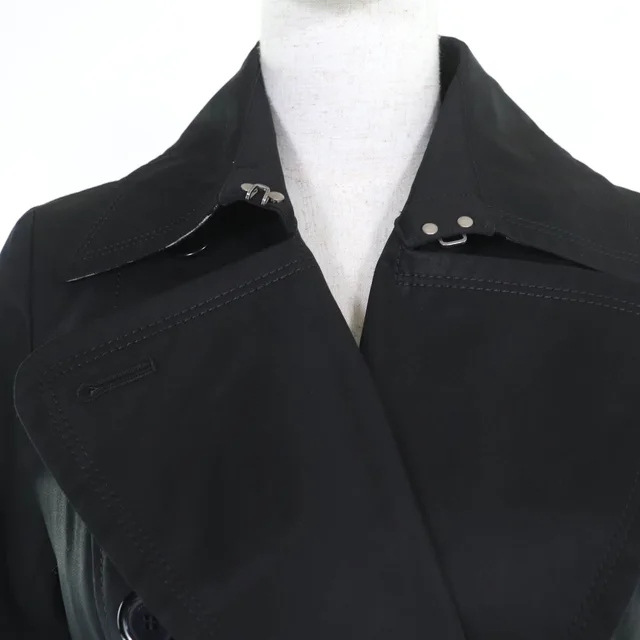 Burberry Blue Label Cotton Wool Liner Trench Coat in Blue Wool from LuxUness, photo 2 of 2