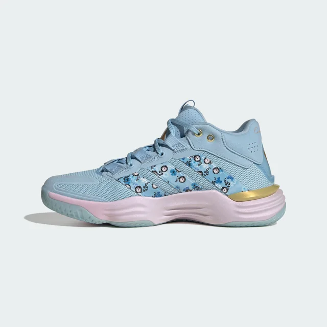 Adidas Disney Princess Court Stabil Indoor Shoes in Blue, photo 8 of 9 from adidas (US)