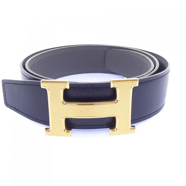 Hermès H Guilloche 32 Reversible Belt from The Reluxe