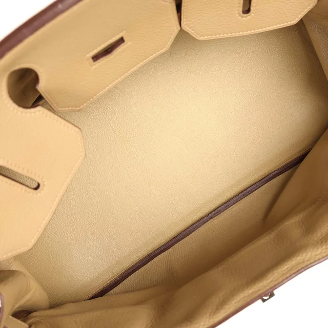 Hermès Vintage Shoulder Birkin 42 JPG Poussiere Clemence Palladium Hardware in Clemence leather from Madison Avenue Couture, photo 8 of 8