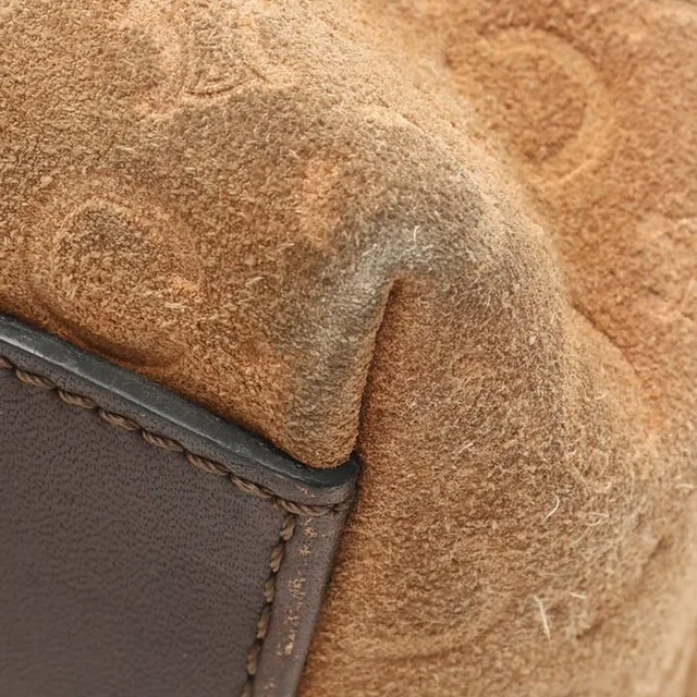 Celine Suede Macadam Shoulder Bag in Suede from A Retro Tale, photo 9 of 12