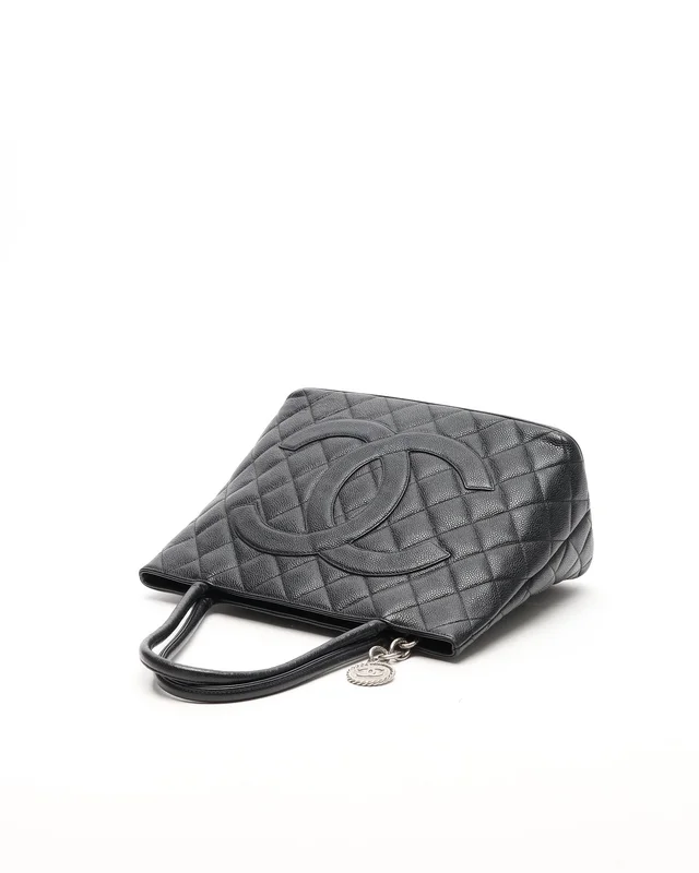 Chanel Caviar Medallion Tote Bag in Caviar leather from A Retro Tale, photo 5 of 12