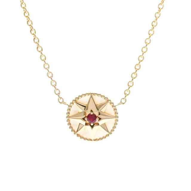 Dior Rose des Vents Ruby Necklace 18K Rose Gold in Pink gold Pink gold (18K) from Elady