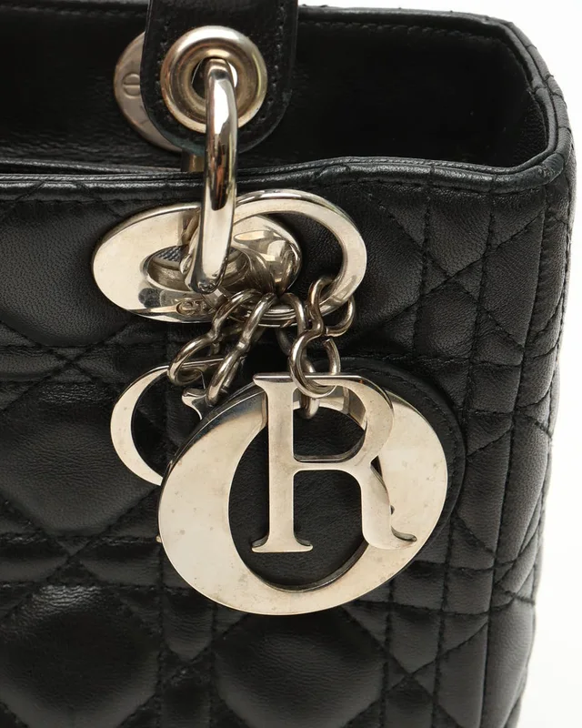 Medium Lady Dior Bag in Leather from A Retro Tale, photo 6 of 10