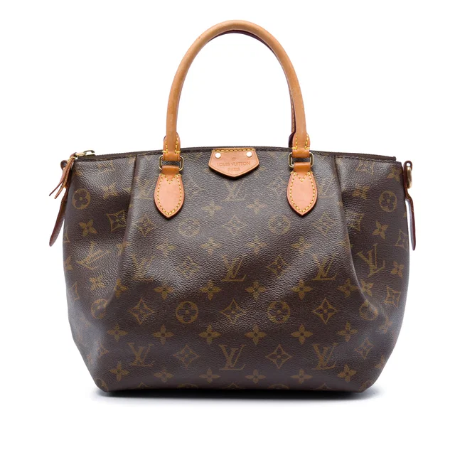 Brown Louis Vuitton Monogram Turenne PM Satchel in Brown Coated canvas from Designer Revival