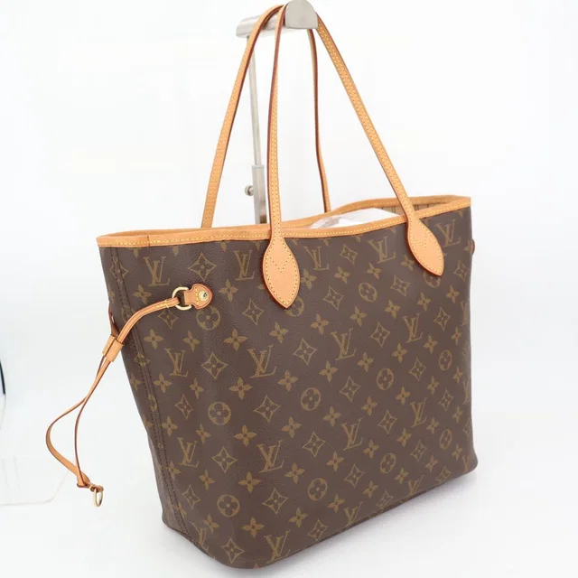 Louis Vuitton Monogram Neverfull MM Tote Shoulder Bag in Canvas from The Reluxe