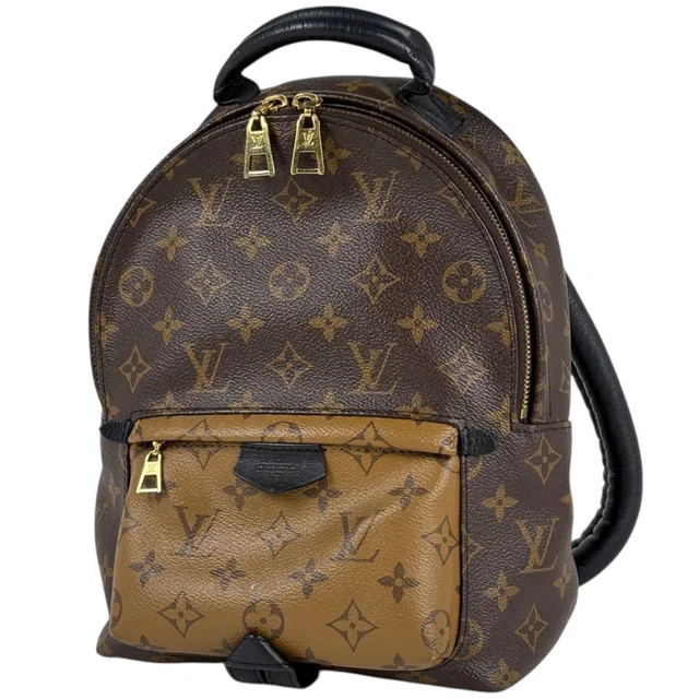 Louis Vuitton Palm Springs Backpack PM Day Monogram Reverse Brown in Brown from The Reluxe