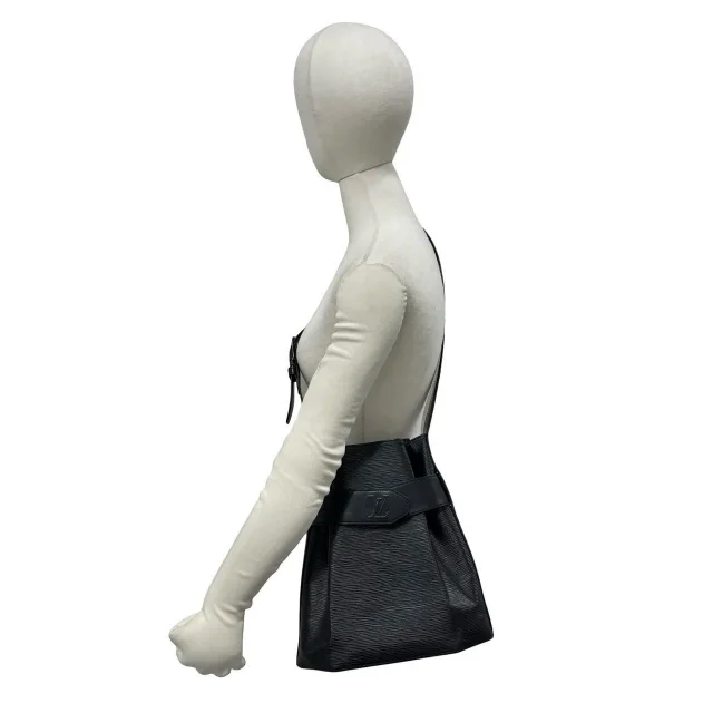 Louis Vuitton Sac D Epaules Epi Shoulder Bag in Black Leather from LuxUness, photo 2 of 9