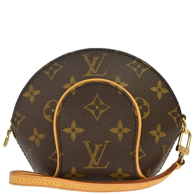 Louis Vuitton Monogram Mini Ellipse Pouch Bag M51129 in Coated canvas from AMORE Vintage Tokyo