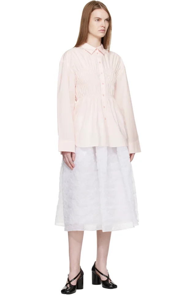 Cecilie Bahnsen Pink CBbraxton Shirt, photo 4 of 4 from SSENSE
