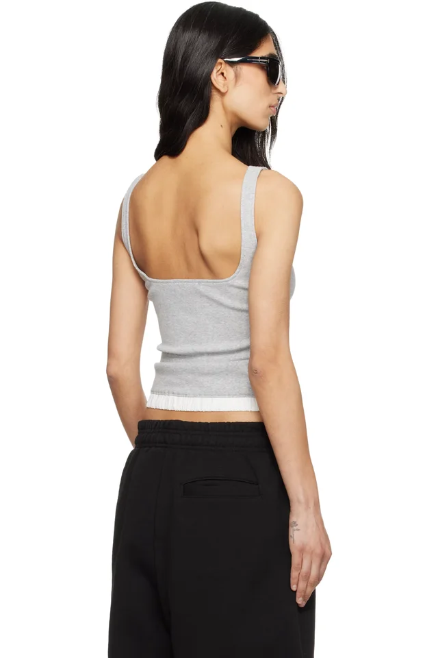 Entire Studios Gray Lounge Tank Top, photo 3 of 4 from SSENSE