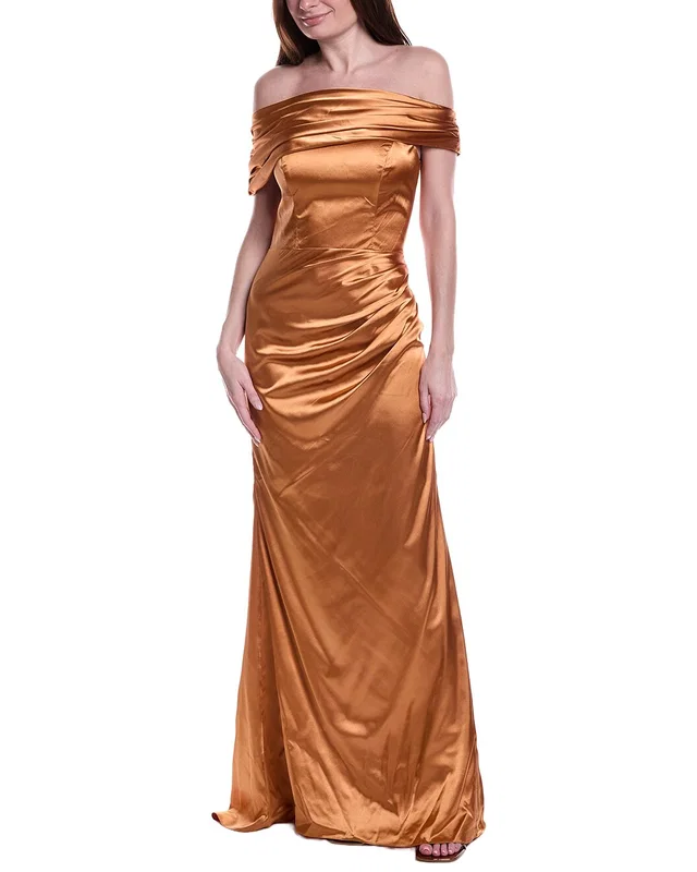 Rene Ruiz Satin Gown, image 1 of 1 from Gilt
