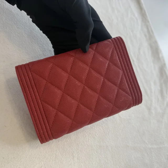 Chanel Medium Caviar Boy Wallet in Caviar leather from Reowned, photo 7 of 10