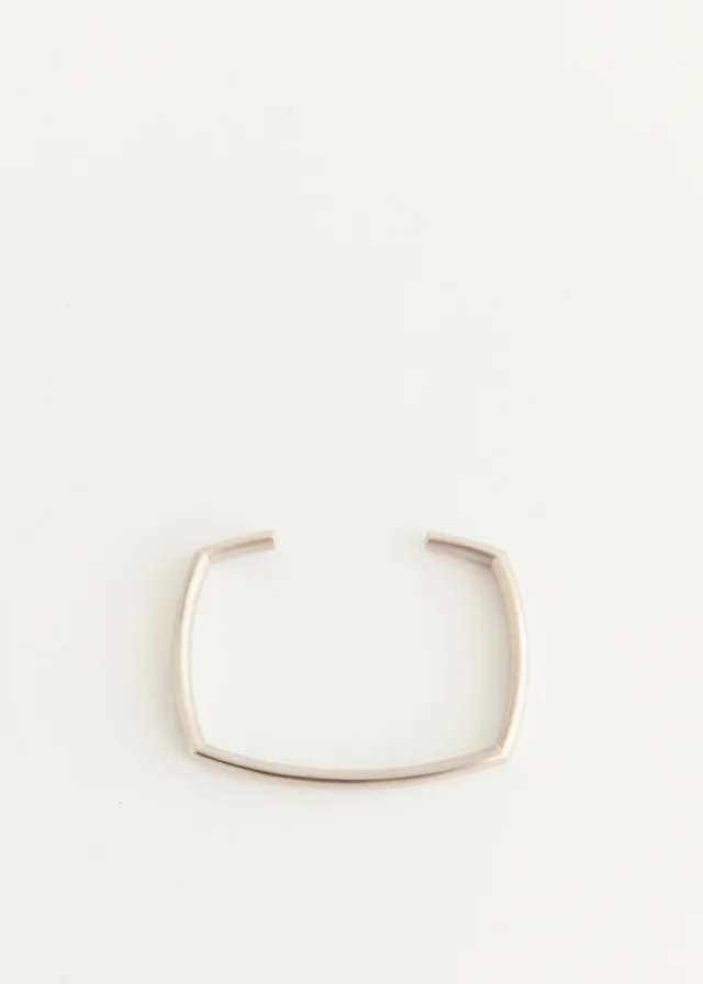 Tom Wood Frame Cuff Satin in Metallic from Incu, photo 1 of 1