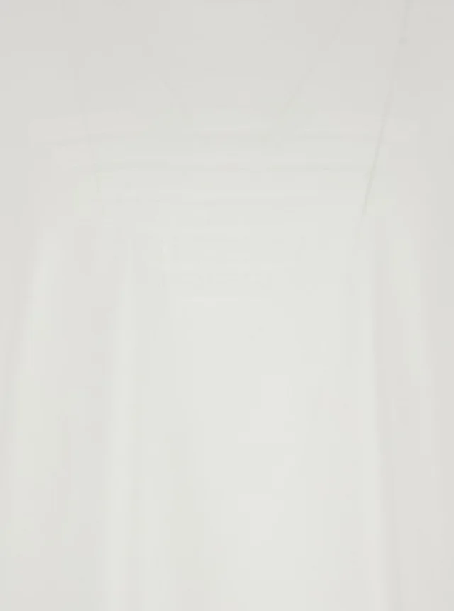 Crew Neck T-Shirt 'Emporio Armani' with Logo Embroidery on the Front in White Cotton for Men in White 100% Cotton, photo 5 of 5 from Gaudenzi Boutique