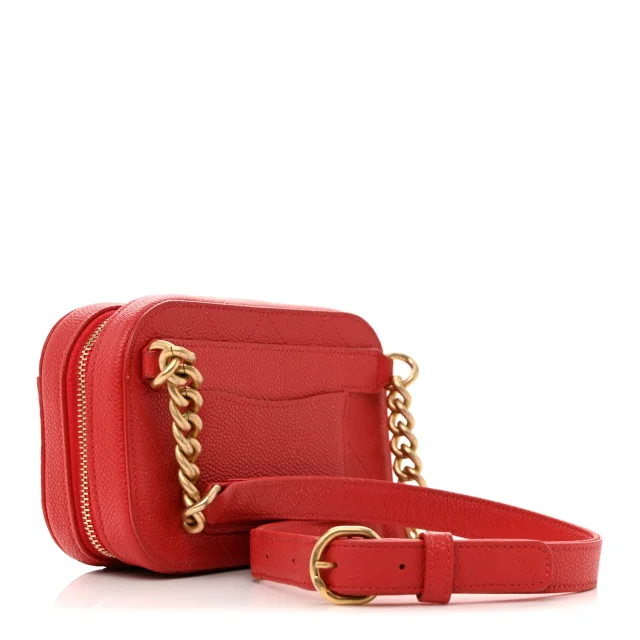 Chanel Caviar Quilted Waist Bag Red in Red Caviar leather from FASHIONPHILE, photo 3 of 15