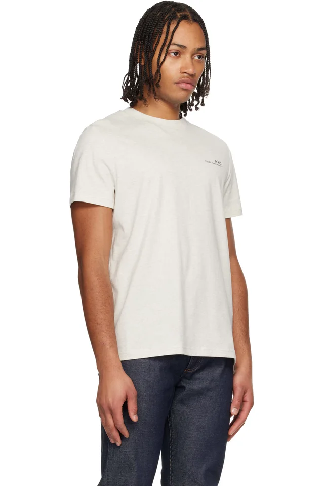 A.P.C. Gray Standard Item T-shirt, photo 2 of 2 from SSENSE