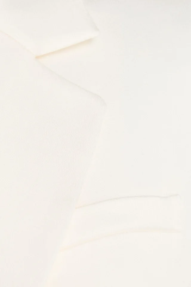 Veronica Beard Ryanne Belted Crepe de Chine Blazer in Off White, photo 4 of 4 from THE OUTNET
