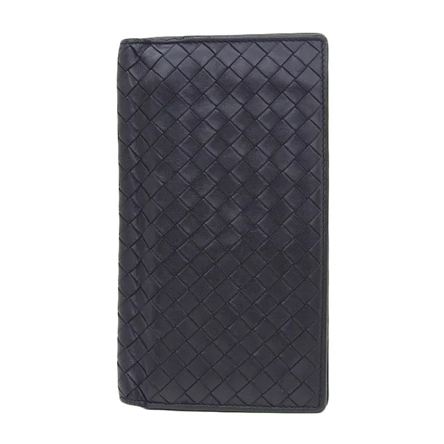 Bottega Veneta Intrecciato Leather Wallet Black in Black Woven leather from LuxUness