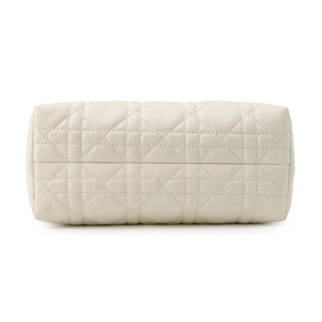 Dior Jolie Top Handle Mini Bag WhiteS3123UNJB Lambskin Faux Pearl in Lambskin from GALLERY RARE, photo 3 of 15