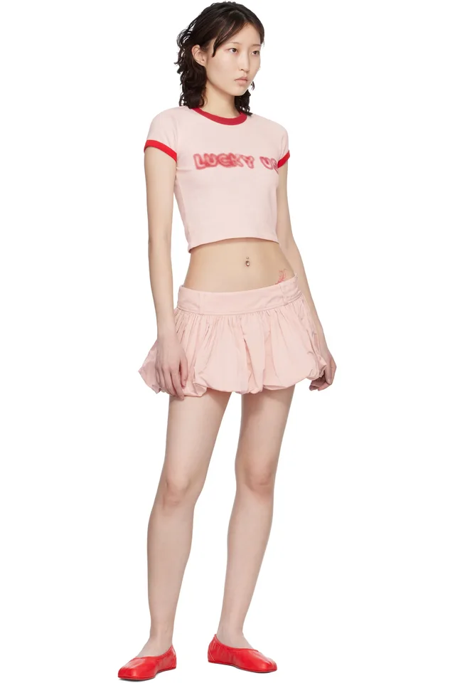 Pink Kenzo Paris Balloon Miniskirt, photo 4 of 4 from SSENSE